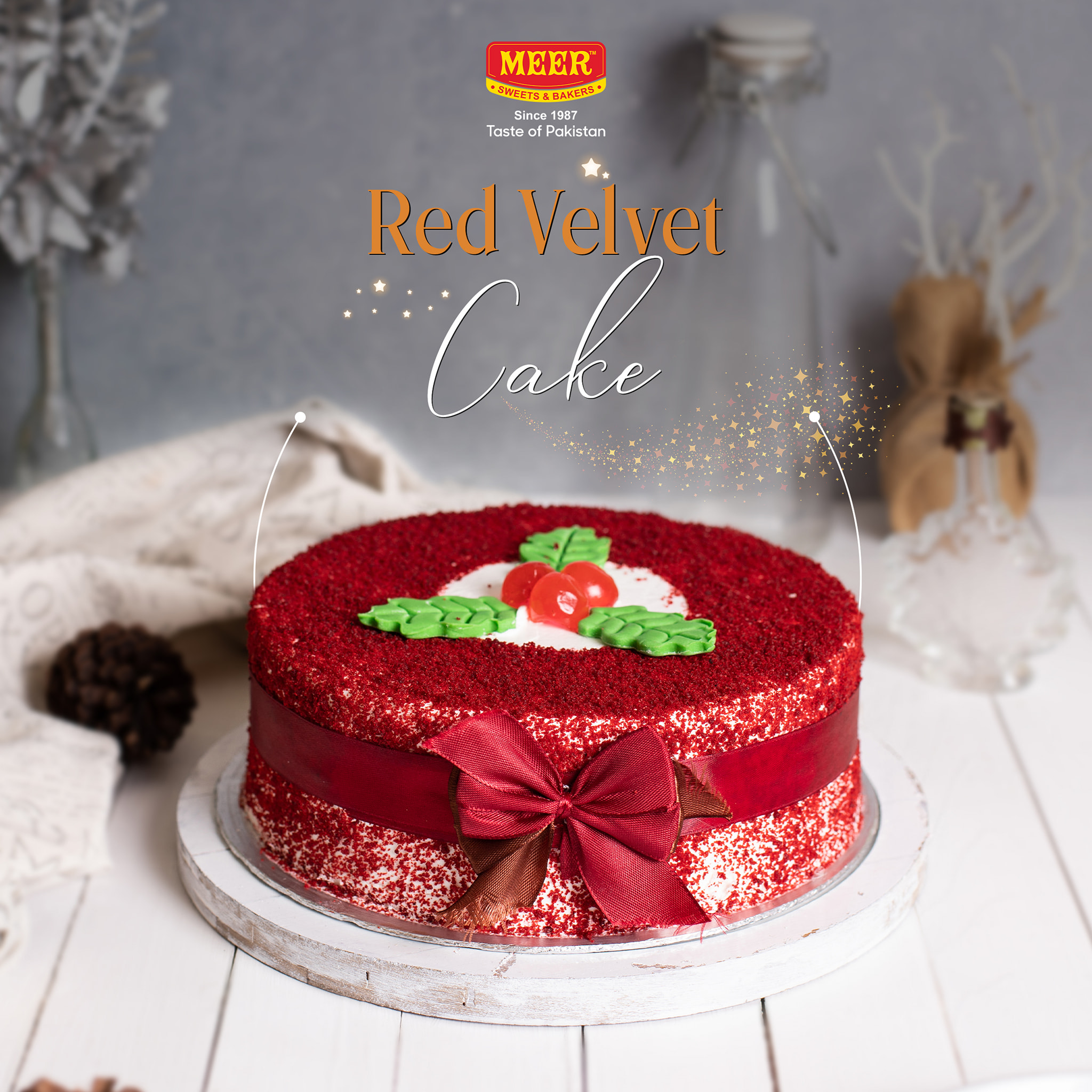 Send RED VELVET CAKE BY MEER BAKERS & SWEETS to Pakistan Online Gifts