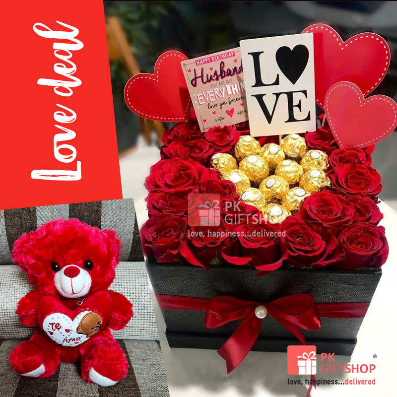 Send FROM MY HEART TO YOURS COMBO DEAL to Pakistan Online Gifts