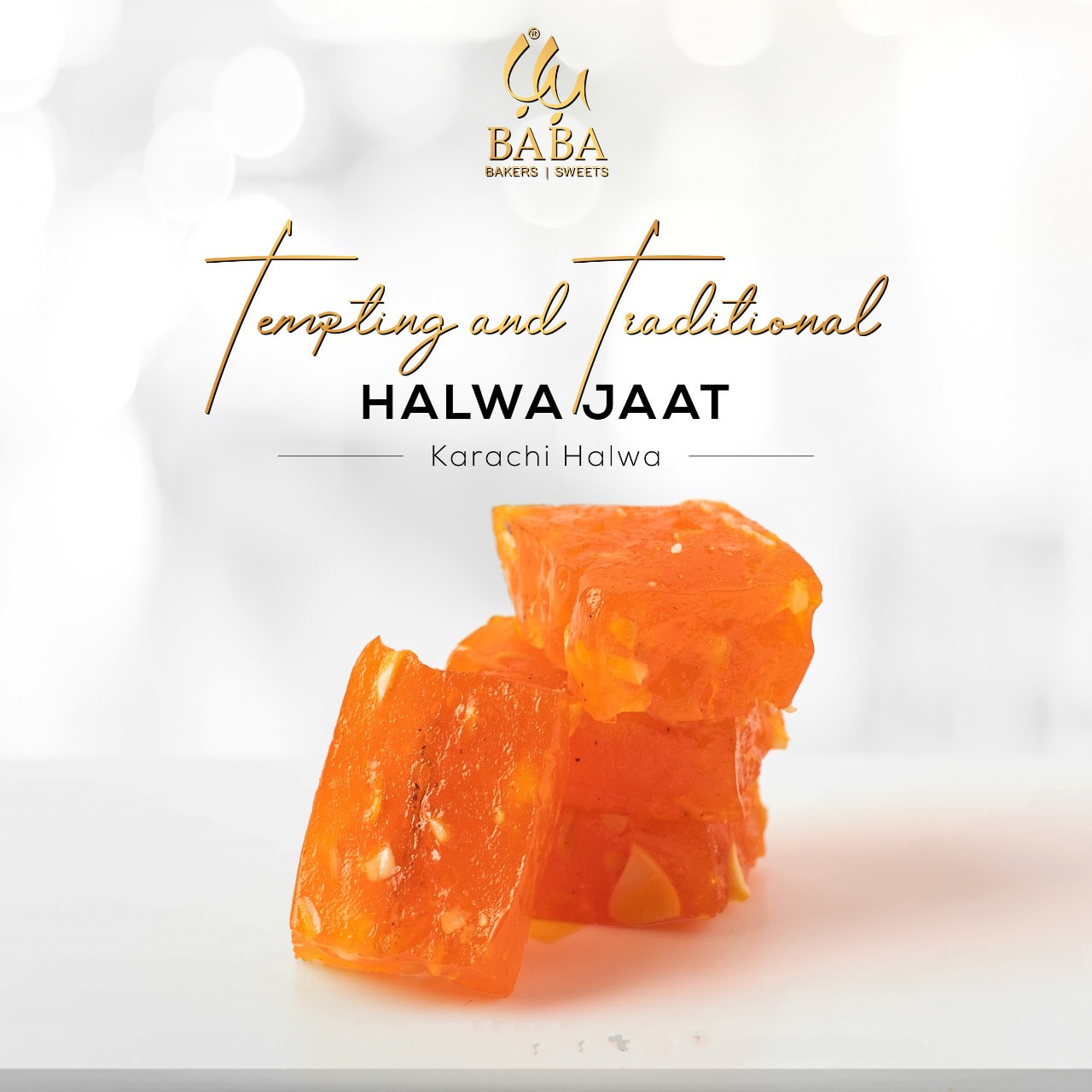 Send 1 KG KARACHI HALWA BABA BAKERS & SWEETS to Pakistan Online