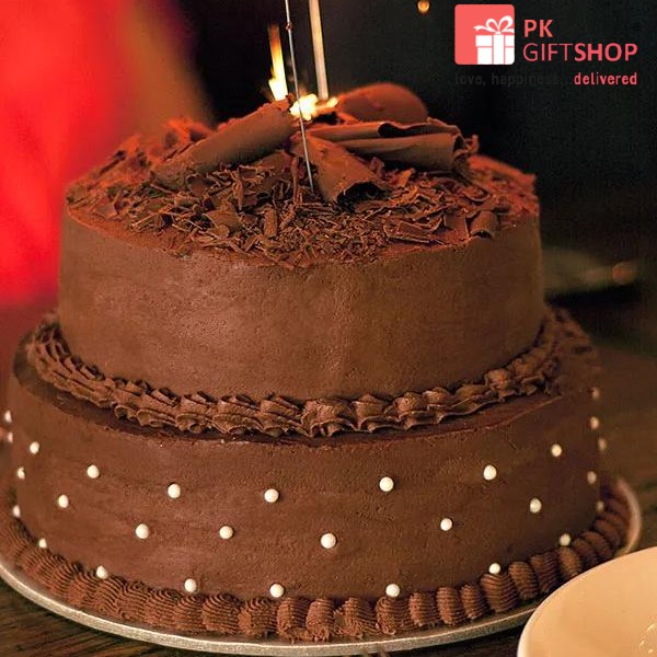 Send JUMBO CHOCOLATE FUDGE CAKE to Pakistan Online Gifts delivery in