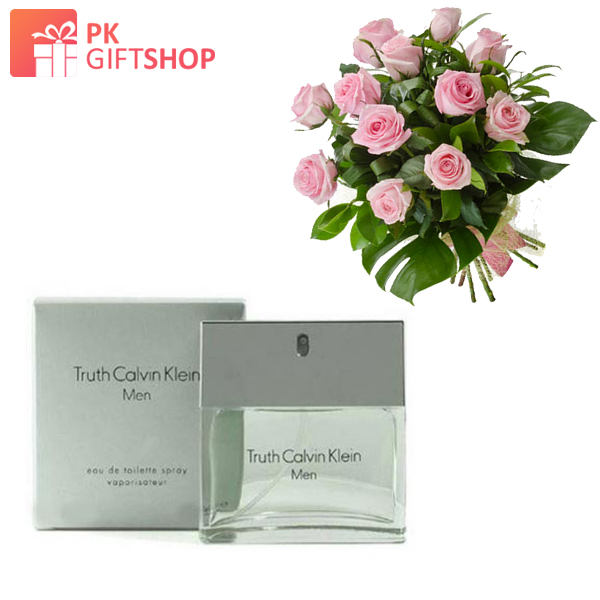 TRUTH FOR MEN WITH ROSES LARGE BOUQUET