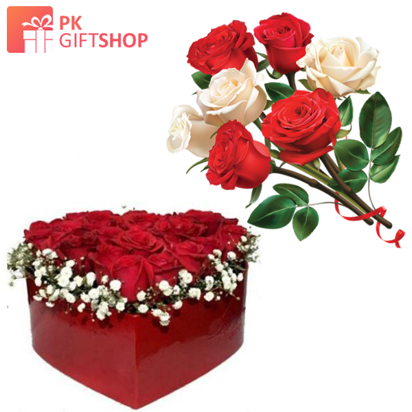 RED ROSES AFFECTION WITH LARGE ROSES BOUQUET