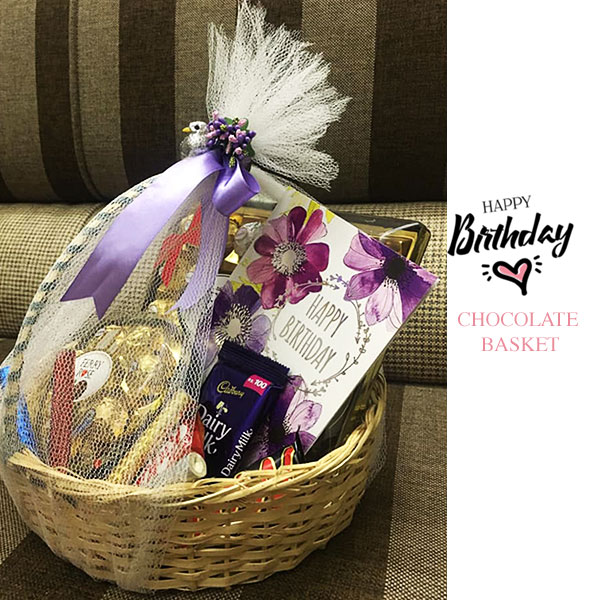 BIRTHDAY CHOCOLATE BASKET