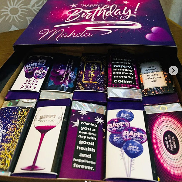 CUSTOMIZED BIRTHDAY CHOCOLATES