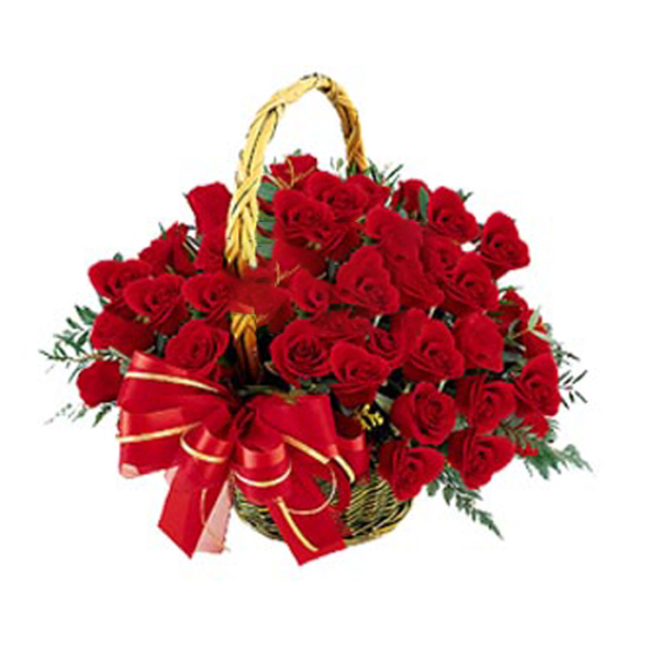 BEAUTIFUL ROSES BASKET