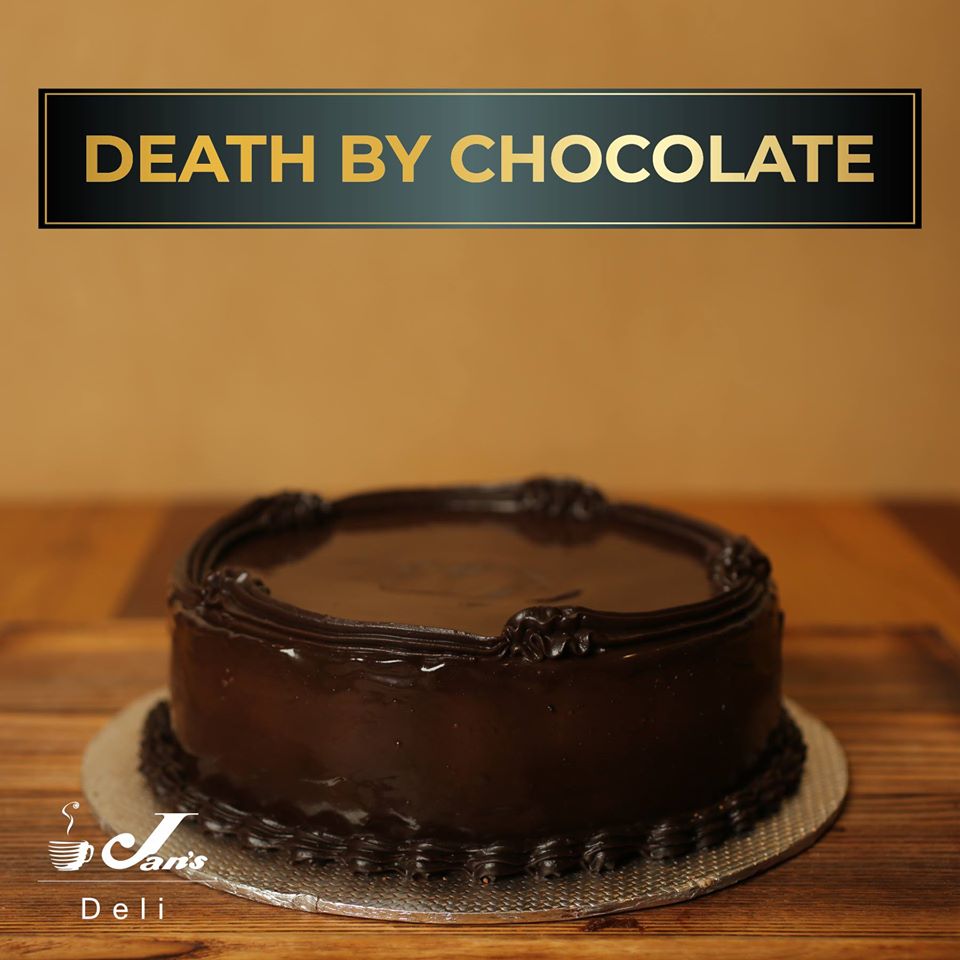 DEATH BY CHOCOLATE CAKE  BY JAN'S DELI