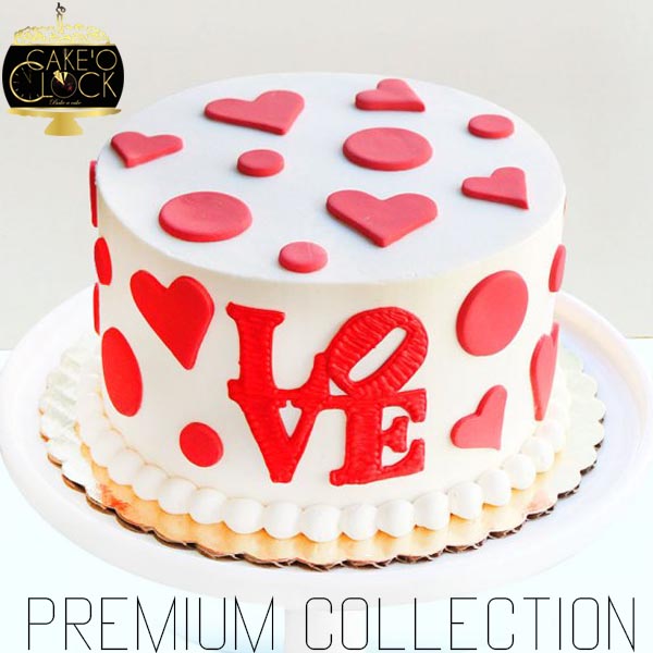 HEART LOVE CAKE 1 BY CAKE O'CLCOK