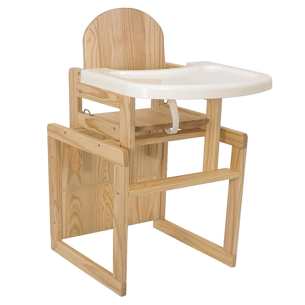 WOODEN CONVERTIBLE HIGHCHAIR