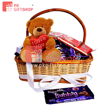 CHOCOLATE WITH TEDDY BEAR