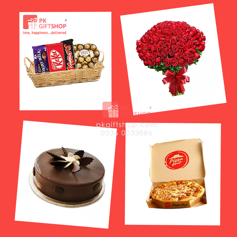 CHOCOLATES,CAKE & PIZZA PARTY- DEAL