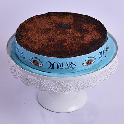 Send RICH CHOCOLATE LAVA CAKE WITH CRUST BY PIE IN THE SKY to