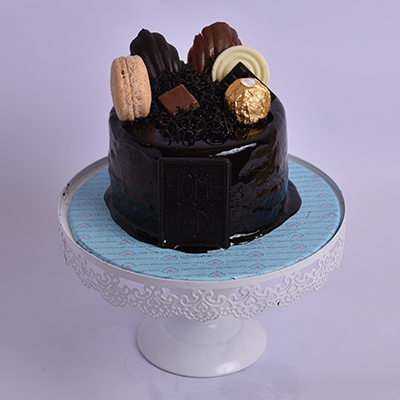 CHOCOLATE GLAZED CAKE BY PIE IN THE SKY