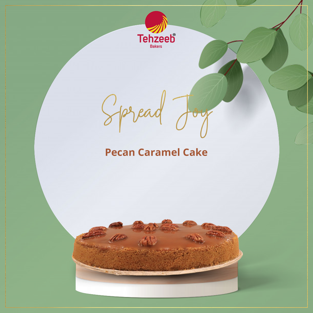 PECAN CARAMEL CAKE BY TEHZEEB BAKERS