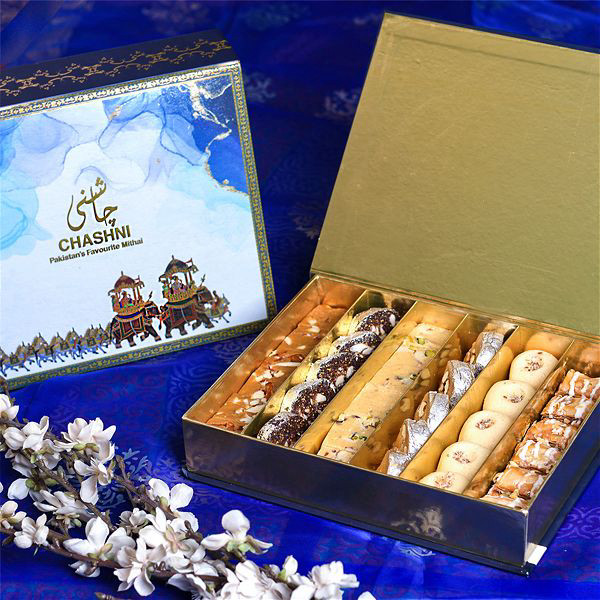 PREMIUM BLUE GIFT BOX 1 - CHASHNI