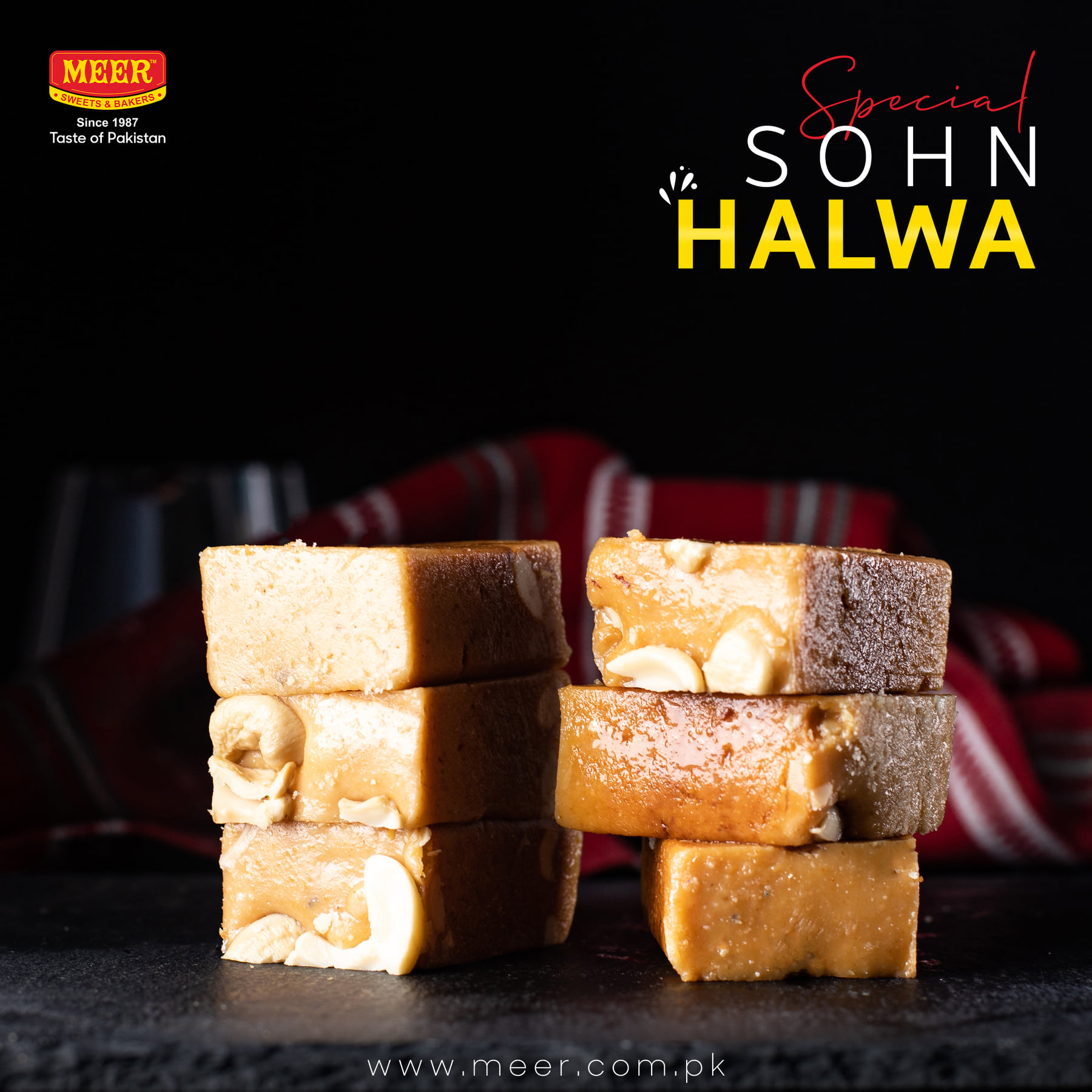 1 KG SOHN HALWA FROM MEER SWEETS & BAKERS