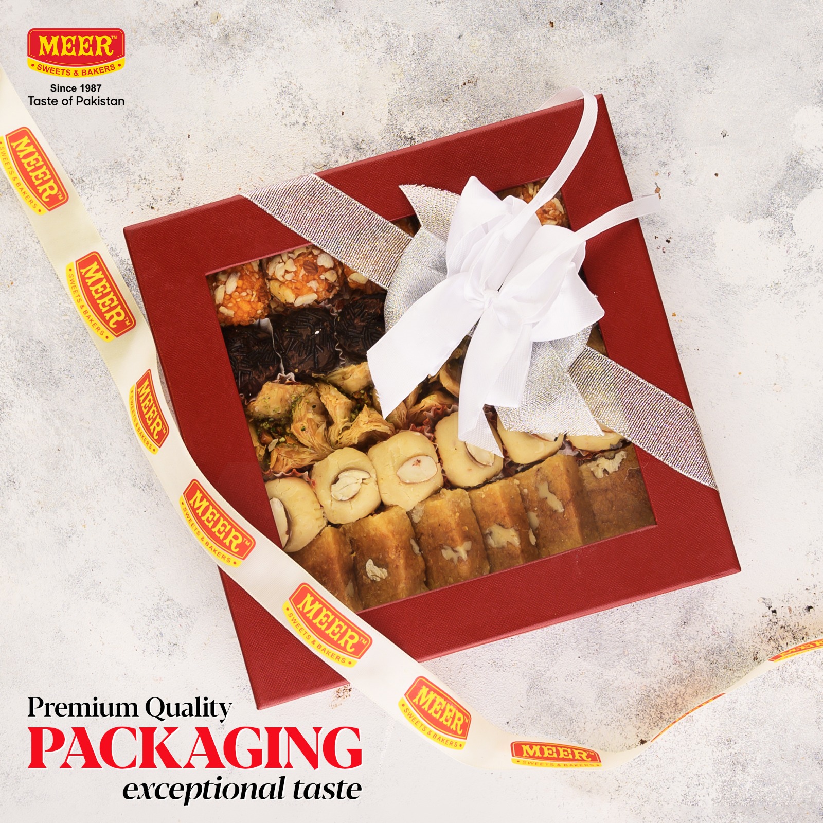 2 KG MIX MITHAI FROM MEER SWEETS & BAKERS