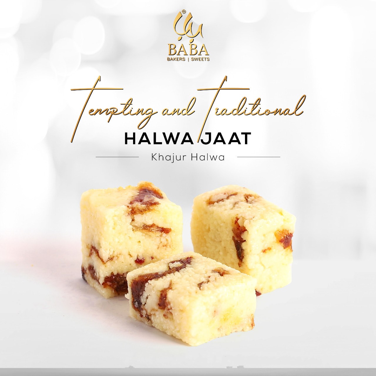 1 KG KHAJUR HALWA - BABA BAKERS & SWEETS