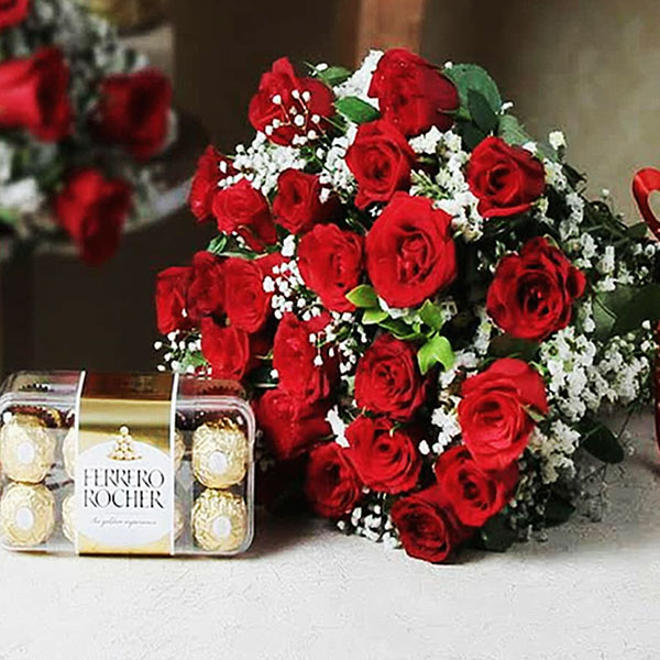 SPECIAL FLOWERS WITH FERRERO ROCHER