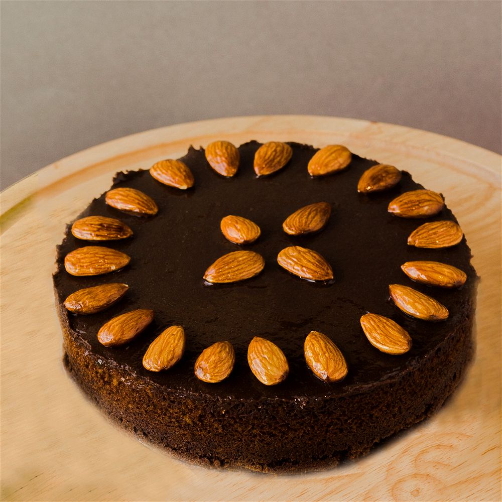 DRY ALMOND CHOCOLATE CAKE