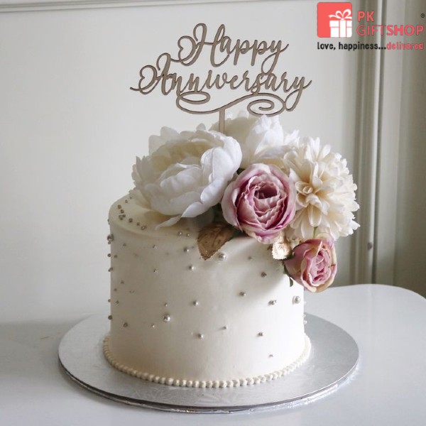 FLORAL PEARL CHOCOLATE CAKE