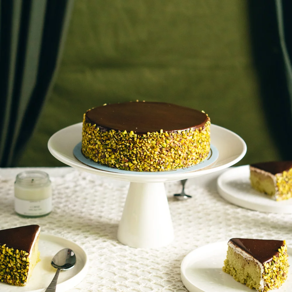 PISTACHIO THREE MILK CAKE BY LAYERS