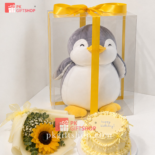 HUG, BLOOMS & CAKE - BEST TRIO