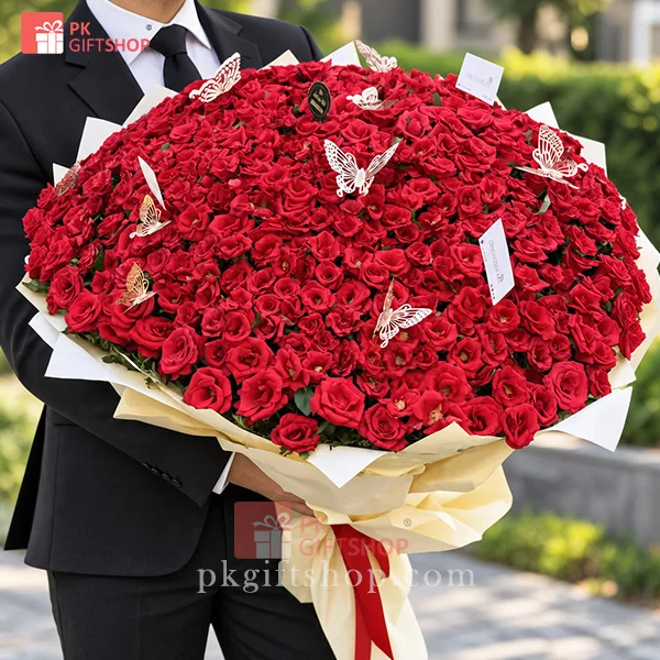 PREMIUM 1000 RED ROSES BOUQUET